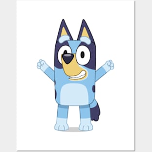 Bluey Characters Posters and Art